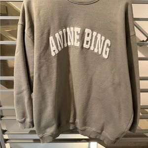 Anine Bing Gray Sweatshirt